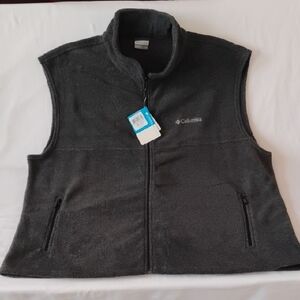 Columbia Charcoal Fleece Vest